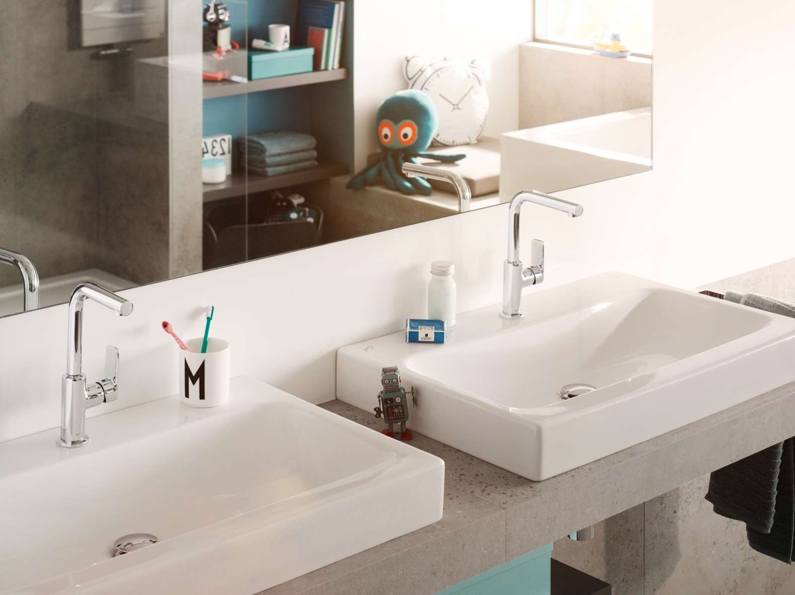 Смеситель для умывальника Kludi Pure&Style излив 165 мм (400250575)